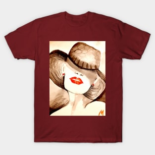 Mysterious Woman 004 T-Shirt